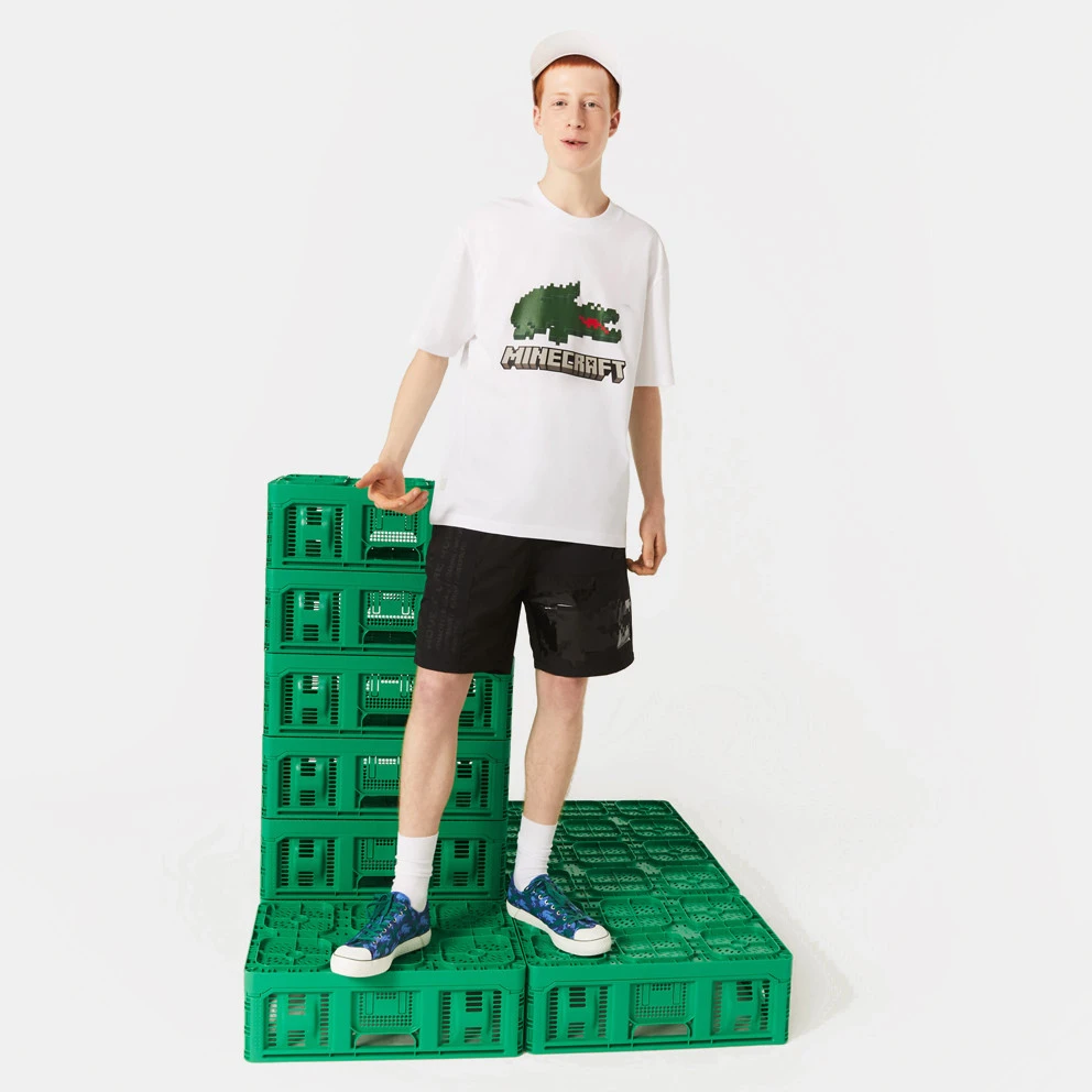 Γυναικεία Lacoste X Minecraft Unisex T-Shirt BLANC 3 Γυναικεία Lacoste X Minecraft Unisex T-Shirt BLANC - Image 3